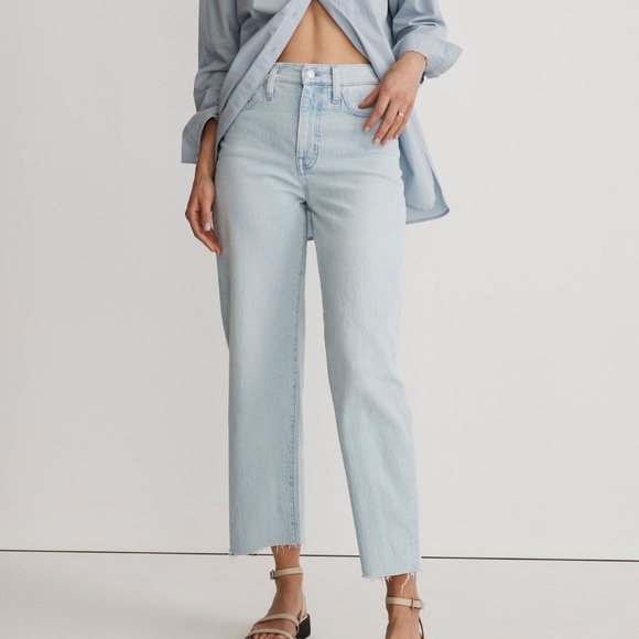 Madewell | The Perfect Vintage Wide Leg Crop Jeans | Size 24 - Picture 1 of 7